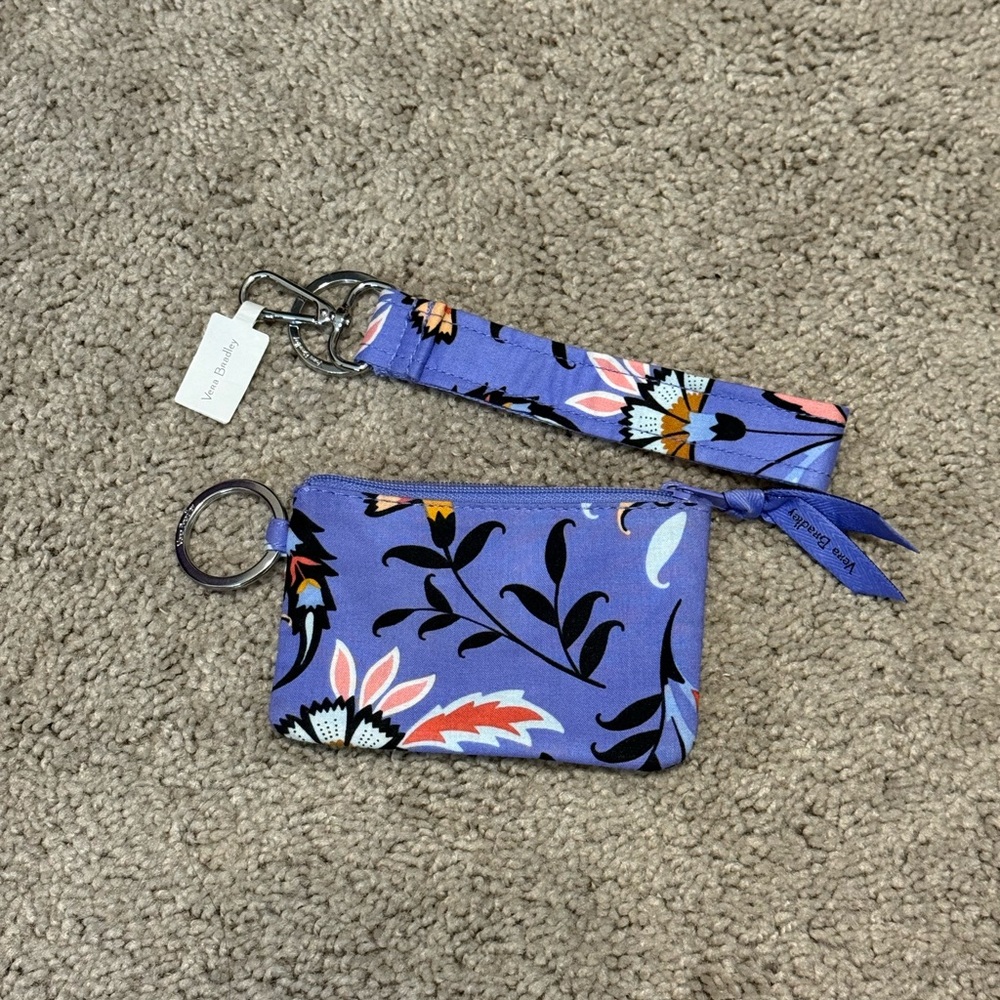 Vera Bradley Floral Zip id and Wristlet